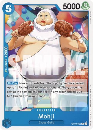 Mohji (Reprint) (OP09-053) - Starter Deck 25: BLUE Buggy | Grognard Games