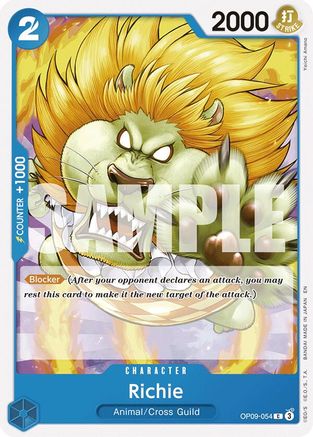 Richie (Reprint) (OP09-054) - Starter Deck 25: BLUE Buggy | Grognard Games