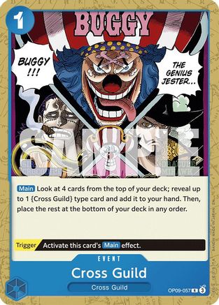 Cross Guild (Reprint) (OP09-057) - Starter Deck 25: BLUE Buggy | Grognard Games