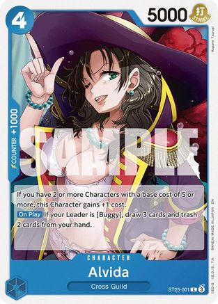 Alvida (ST25-001) - Starter Deck 25: BLUE Buggy | Grognard Games