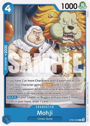 Mohji (ST25-005) - Starter Deck 25: BLUE Buggy | Grognard Games