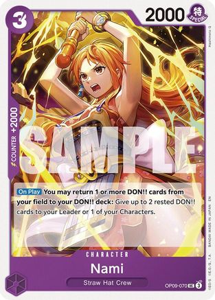 Nami (Reprint) (OP09-070) - Starter Deck 26: PURPLE/BLACK Monkey.D.Luffy | Grognard Games