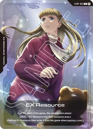 EX Resource (EXRP-001) (Mobile Suit Gundam Wing) - Promotional EX Resource Tokens (EXRP-001) Holofoil