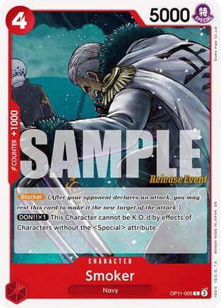 Smoker (OP11-005) - A Fist of Divine Speed Release Event Cards | Grognard Games