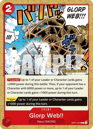 Glorp Web!! (OP11-019) - A Fist of Divine Speed Release Event Cards | Grognard Games