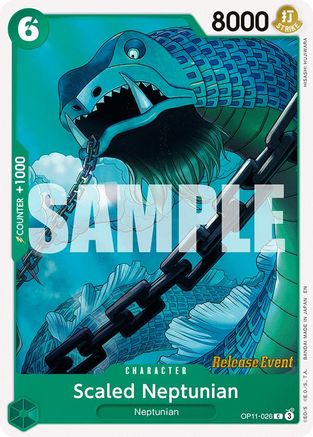 Scaled Neptunian (OP11-026) - A Fist of Divine Speed Release Event Cards | Grognard Games
