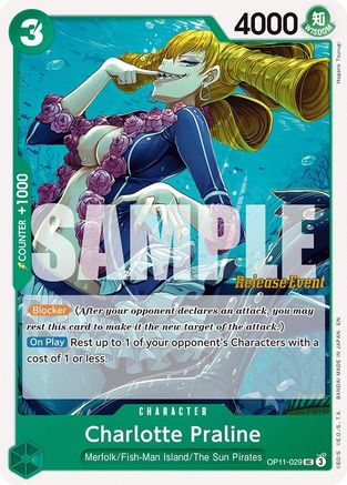 Charlotte Praline (OP11-029) - A Fist of Divine Speed Release Event Cards | Grognard Games