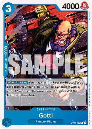 Gotti (OP11-050) - A Fist of Divine Speed Release Event Cards | Grognard Games