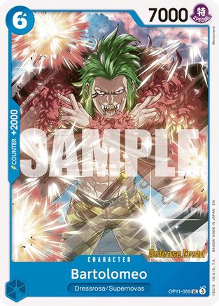 Bartolomeo (OP11-055) - A Fist of Divine Speed Release Event Cards | Grognard Games