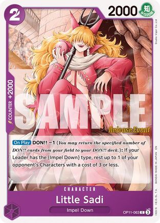 Little Sadi (OP11-063) - A Fist of Divine Speed Release Event Cards | Grognard Games