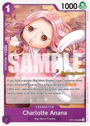 Charlotte Anana (OP11-065) - A Fist of Divine Speed Release Event Cards | Grognard Games