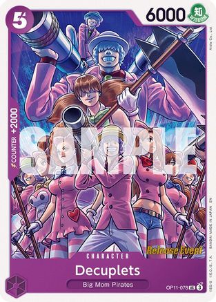 Decuplets (OP11-078) - A Fist of Divine Speed Release Event Cards | Grognard Games