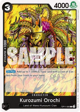Kurozumi Orochi (OP11-085) - A Fist of Divine Speed Release Event Cards | Grognard Games