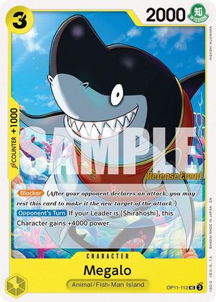 Megalo (OP11-112) - A Fist of Divine Speed Release Event Cards | Grognard Games