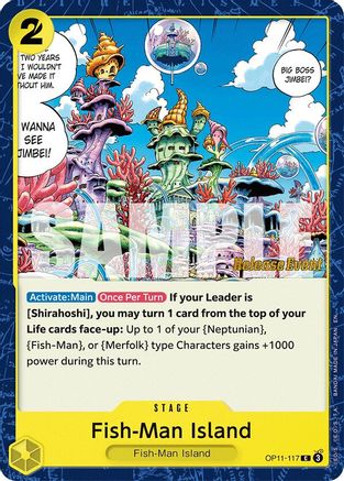 Fish-Man Island (OP11-117) - A Fist of Divine Speed Release Event Cards | Grognard Games