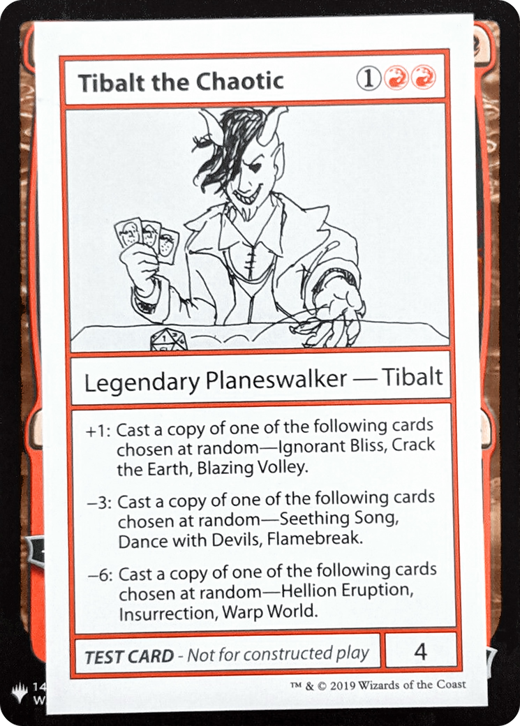 Tibalt the Chaotic [Mystery Booster Playtest Cards] | Grognard Games