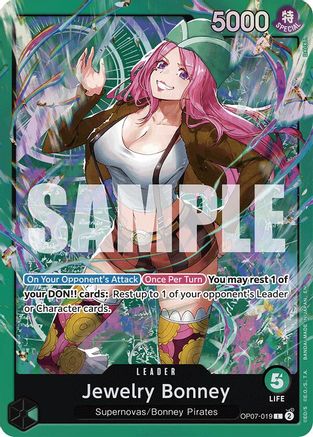 Jewelry Bonney (OP07-019) (OP07-019) - Starter Deck 24: GREEN Jewelry Bonney Foil | Grognard Games