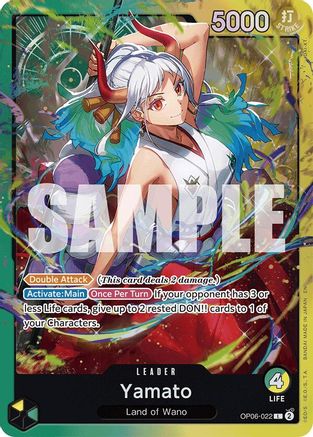 Yamato (OP06-022) (OP06-022) - Starter Deck 28: GREEN/YELLOW Yamato Foil | Grognard Games