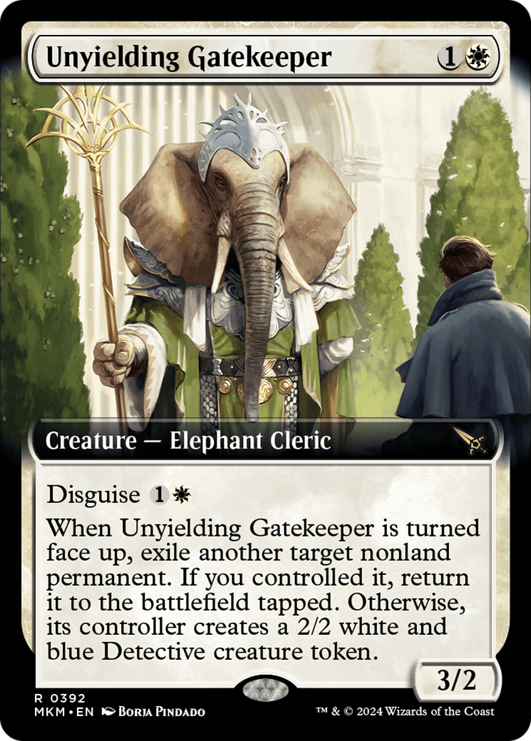 Unyielding Gatekeeper (Extended Art) [Murders at Karlov Manor] | Grognard Games