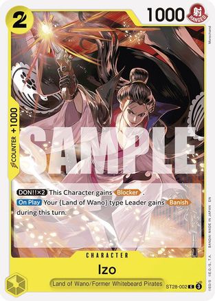 Izo (ST28-002) - Starter Deck 28: GREEN/YELLOW Yamato | Grognard Games