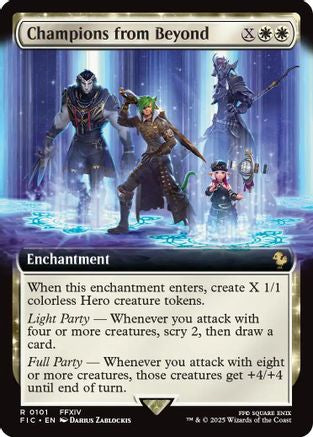 Champions from Beyond (Extended Art) (FIC-101) - Commander: FINAL FANTASY | Grognard Games