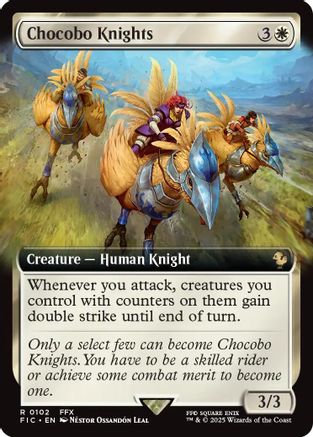 Chocobo Knights (Extended Art) (FIC-102) - Commander: FINAL FANTASY | Grognard Games