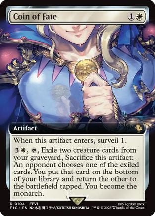 Coin of Fate (Extended Art) (FIC-104) - Commander: FINAL FANTASY | Grognard Games