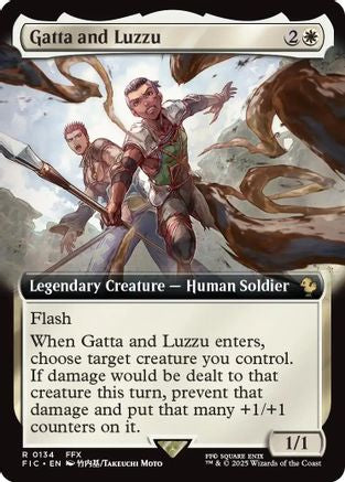 Gatta and Luzzu (Extended Art) (FIC-134) - Commander: FINAL FANTASY Foil | Grognard Games
