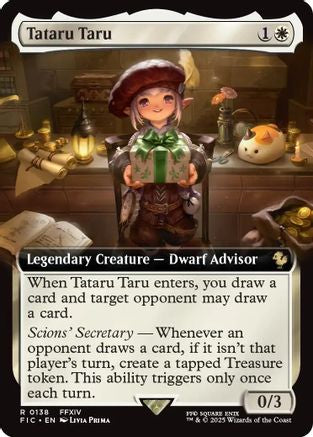 Tataru Taru (Extended Art) (FIC-138) - Commander: FINAL FANTASY Foil | Grognard Games
