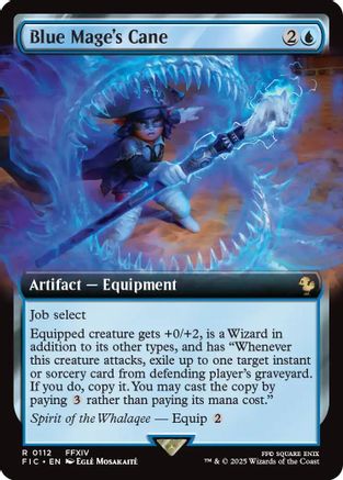 Blue Mage's Cane (Extended Art) (FIC-112) - Commander: FINAL FANTASY | Grognard Games