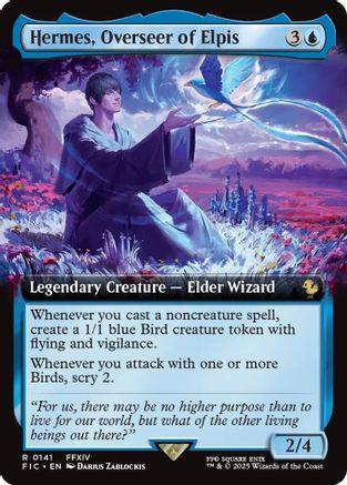 Hermes, Overseer of Elpis (Extended Art) (FIC-141) - Commander: FINAL FANTASY Foil | Grognard Games