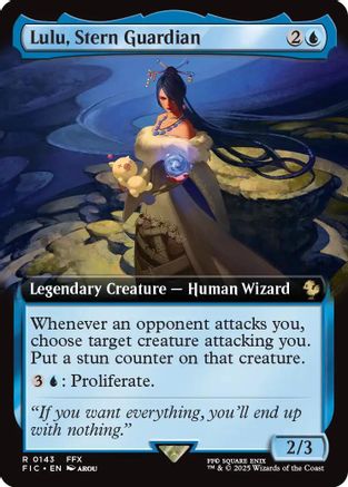 Lulu, Stern Guardian (Extended Art) (FIC-143) - Commander: FINAL FANTASY | Grognard Games
