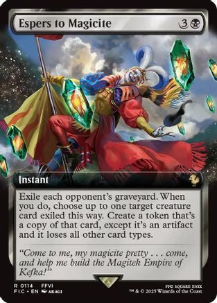 Espers to Magicite (Extended Art) (FIC-114) - Commander: FINAL FANTASY Foil | Grognard Games