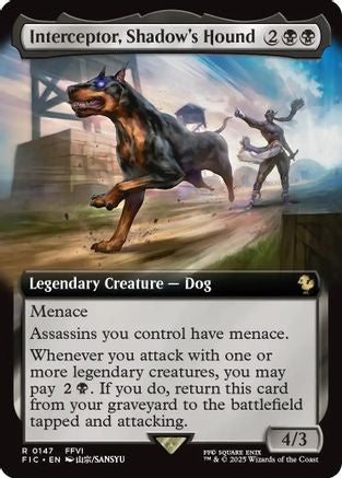 Interceptor, Shadow's Hound (Extended Art) (FIC-147) - Commander: FINAL FANTASY | Grognard Games