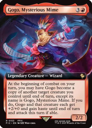 Gogo, Mysterious Mime (Extended Art) (FIC-153) - Commander: FINAL FANTASY | Grognard Games