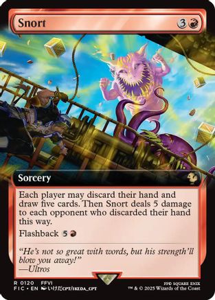 Snort (Extended Art) (FIC-120) - Commander: FINAL FANTASY | Grognard Games