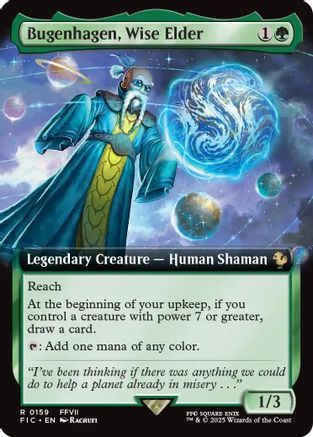 Bugenhagen, Wise Elder (Extended Art) (FIC-159) - Commander: FINAL FANTASY Foil | Grognard Games