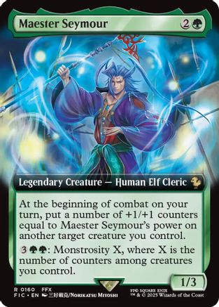 Maester Seymour (Extended Art) (FIC-160) - Commander: FINAL FANTASY Foil | Grognard Games