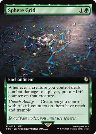 Sphere Grid (Extended Art) (FIC-123) - Commander: FINAL FANTASY Foil | Grognard Games
