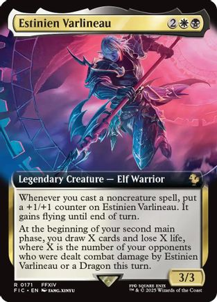 Estinien Varlineau (Extended Art) (FIC-171) - Commander: FINAL FANTASY | Grognard Games