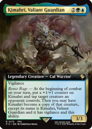 Kimahri, Valiant Guardian (Extended Art) (FIC-175) - Commander: FINAL FANTASY | Grognard Games