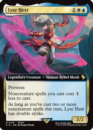 Lyse Hext (Extended Art) (FIC-178) - Commander: FINAL FANTASY Foil | Grognard Games