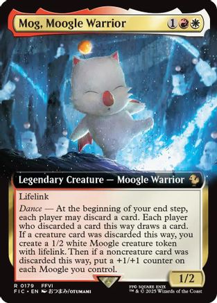 Mog, Moogle Warrior (Extended Art) (FIC-179) - Commander: FINAL FANTASY Foil | Grognard Games