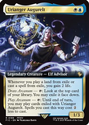 Urianger Augurelt (Extended Art) (FIC-189) - Commander: FINAL FANTASY | Grognard Games