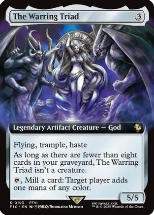 The Warring Triad (Extended Art) (FIC-193) - Commander: FINAL FANTASY | Grognard Games