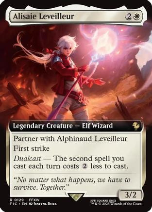 Alisaie Leveilleur (Extended Art) (FIC-129) - Commander: FINAL FANTASY Foil | Grognard Games