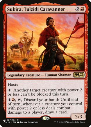 Subira, Tulzidi Caravanner (LIST-162/274) - The List Reprints | Grognard Games