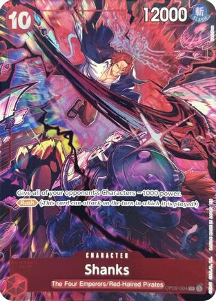 Shanks (004) (English Version 2nd Anniversary Set) (OP09-004) - One Piece Promotion Cards Foil | Grognard Games