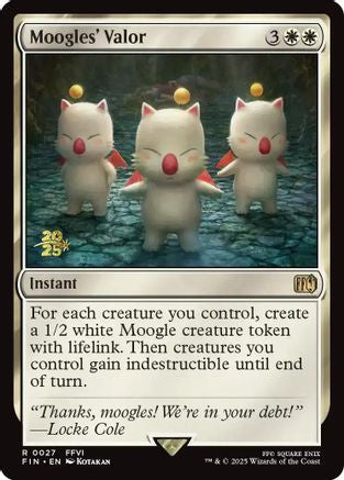 Moogles' Valor (PRE-027) - Prerelease Cards Foil | Grognard Games