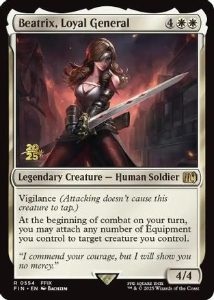 Beatrix, Loyal General (PRE-554) - Prerelease Cards Foil | Grognard Games